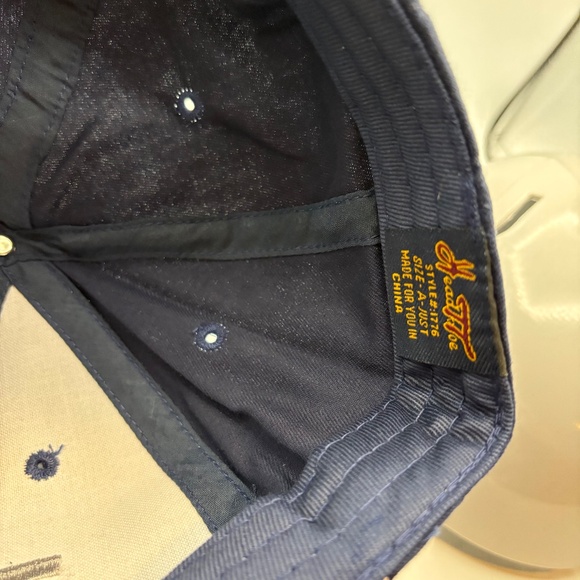 TCI Tire Centers Michelin Red White Blue Patriotic Embroidered Baseball Cap Hat - Picture 10 of 10